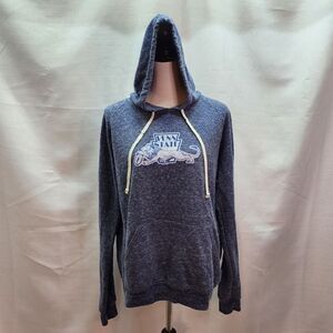 Vintage Brand Blue Penn State University Hooded Sweatshirt Size Medium